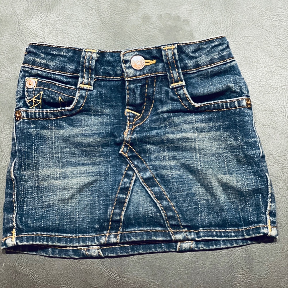 True Religion Kids Jean Skirt size 4